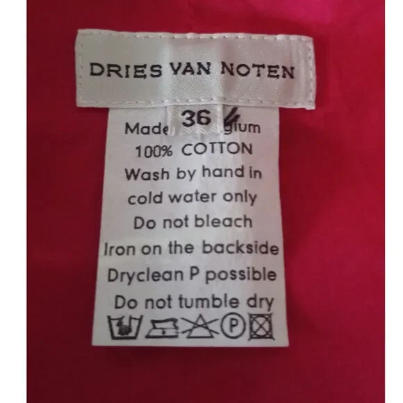 Dries Van Noten Red and Pink Floral Blouse - Picture 3 of 3